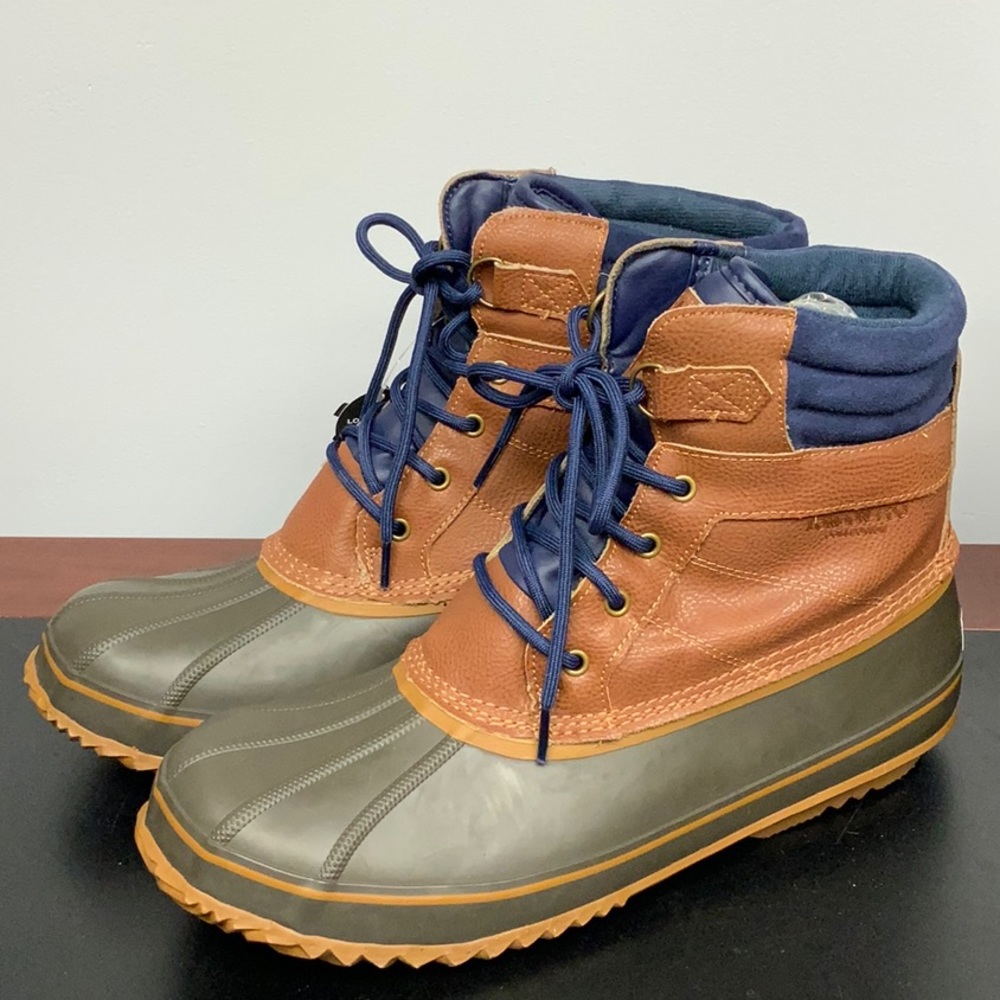 NWT Mens London Fog Ashford 3 Duck Boots Waterproof Thinsulate Sizes 9 10 12 13